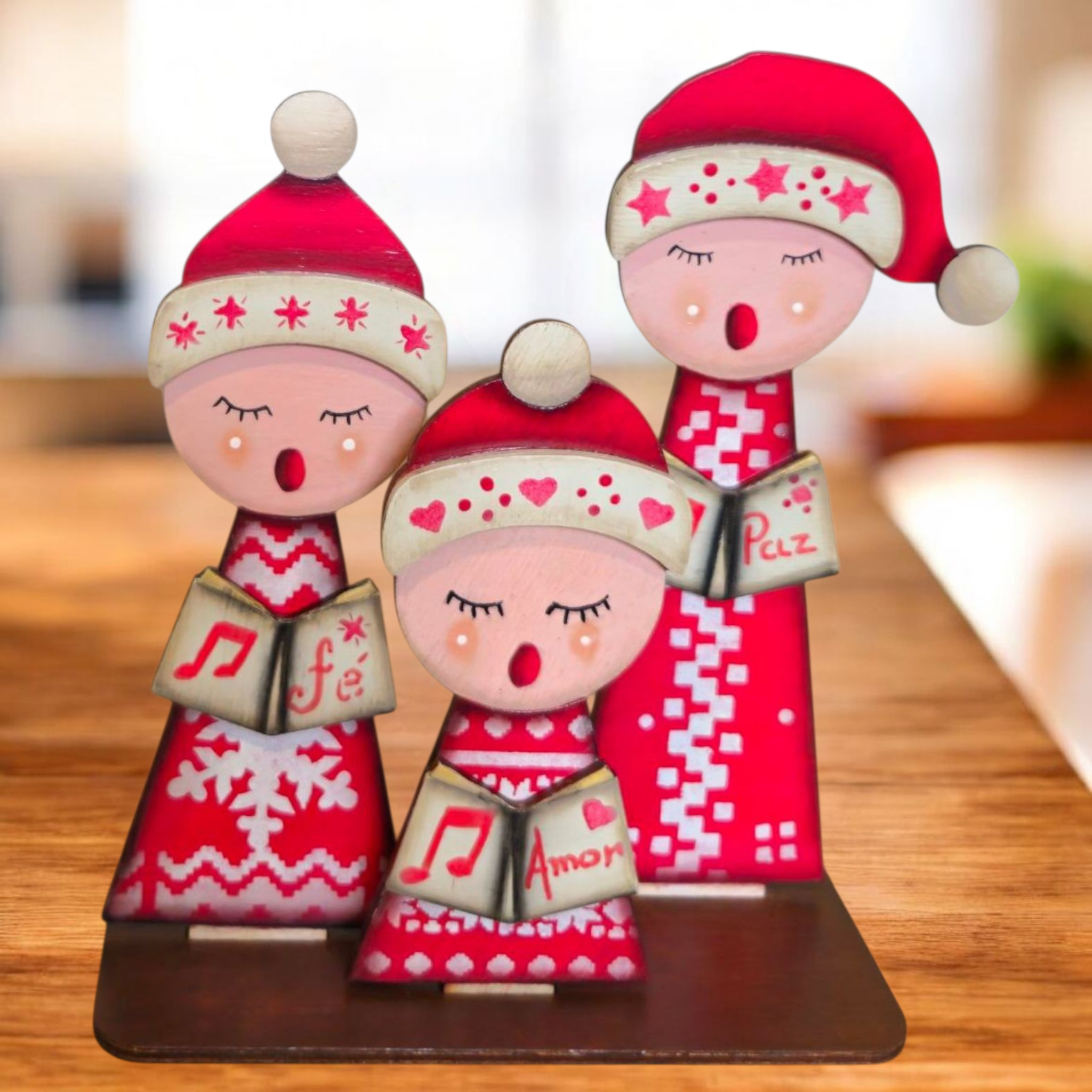 Christmas Carolers Fe, Amor y Paz