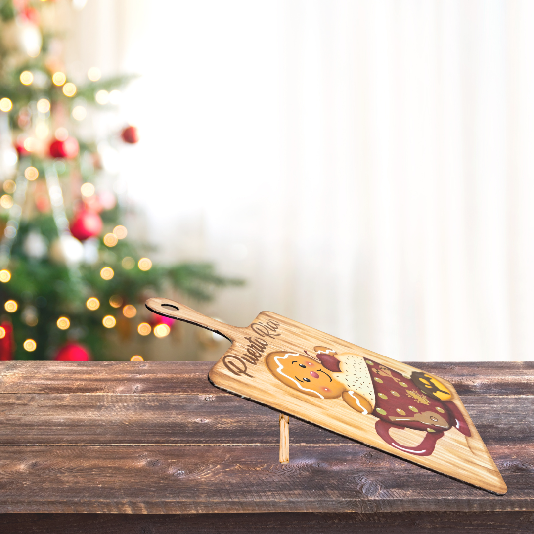 Gingerbread Cutting Board – Decorative or Personal Charcuterie Board