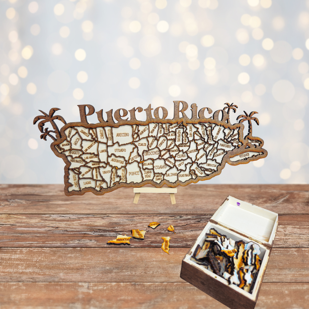Puerto Rico Map Puzzle