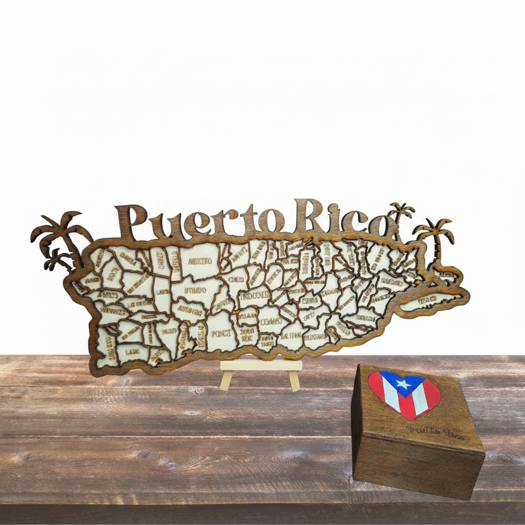 Puerto Rico Map Puzzle
