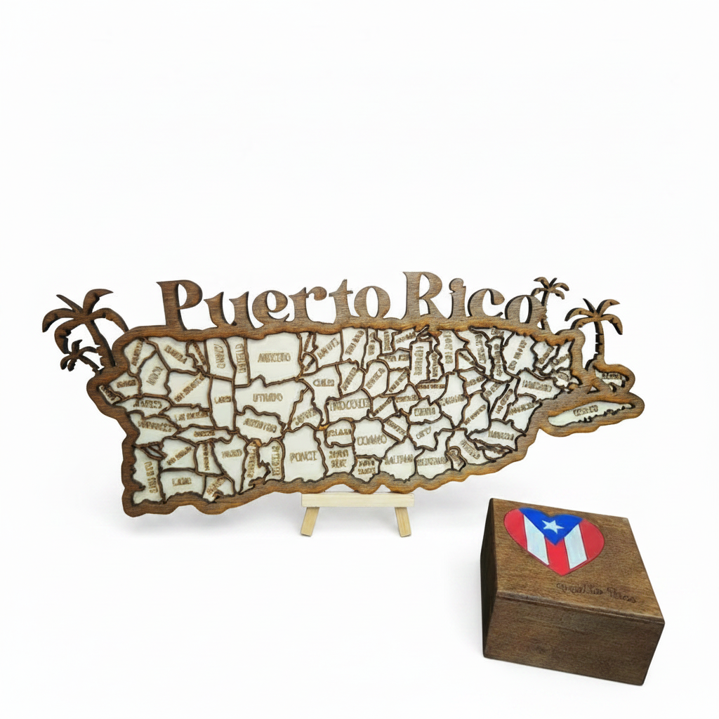 Puerto Rico Map Puzzle