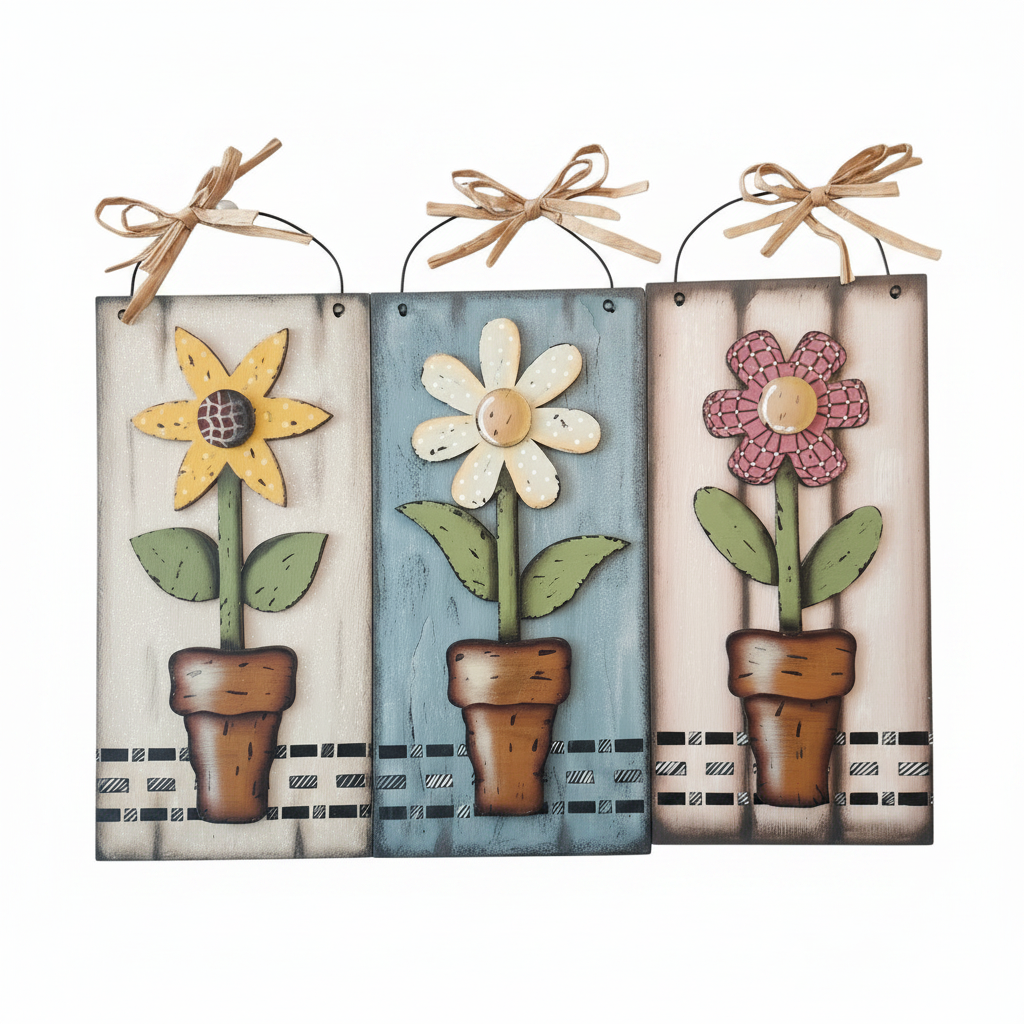 Flower trio