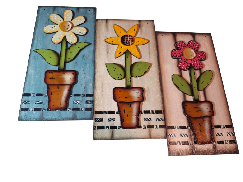 Flower trio