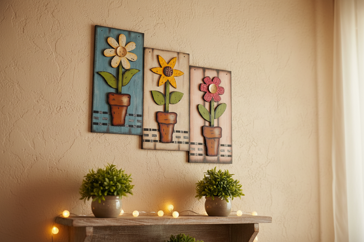 Flower trio